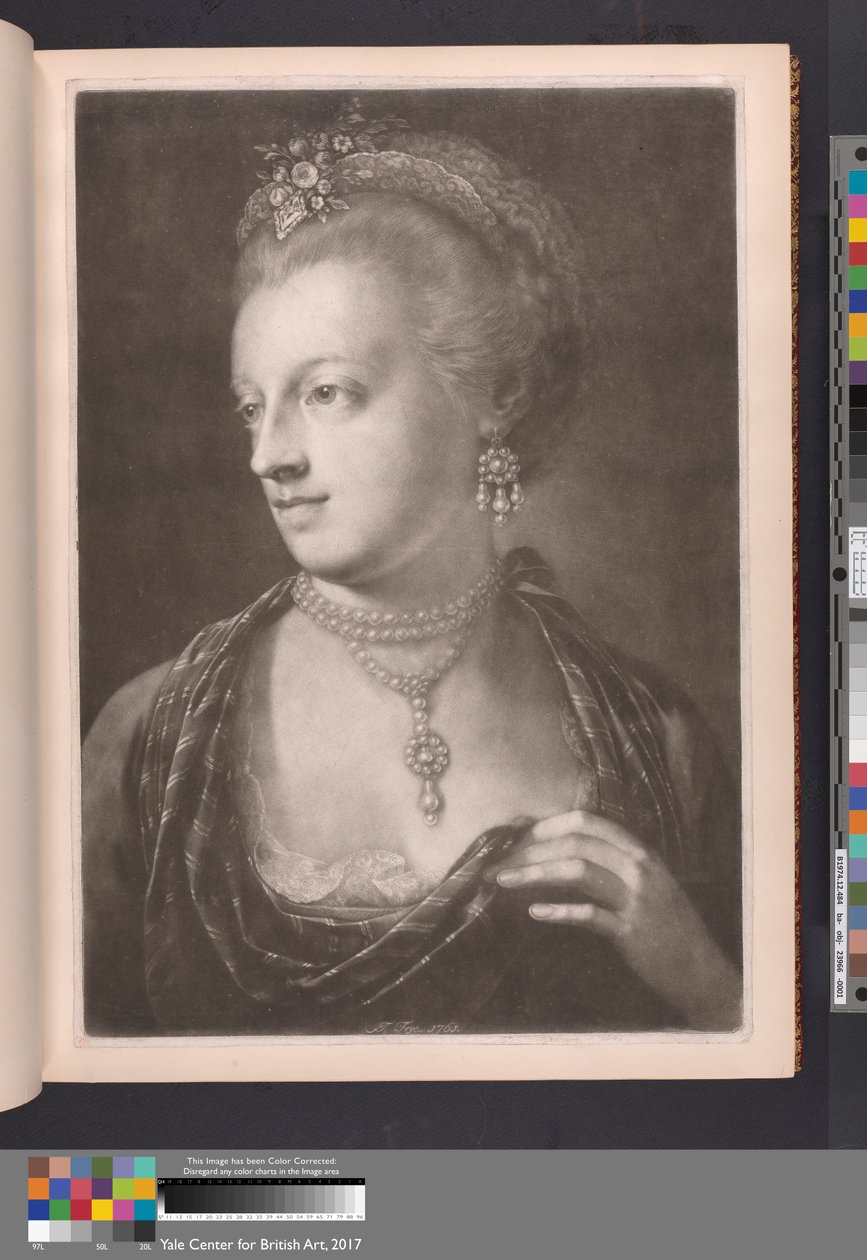 Dama, elegancko ubrana autorstwa Thomas Frye