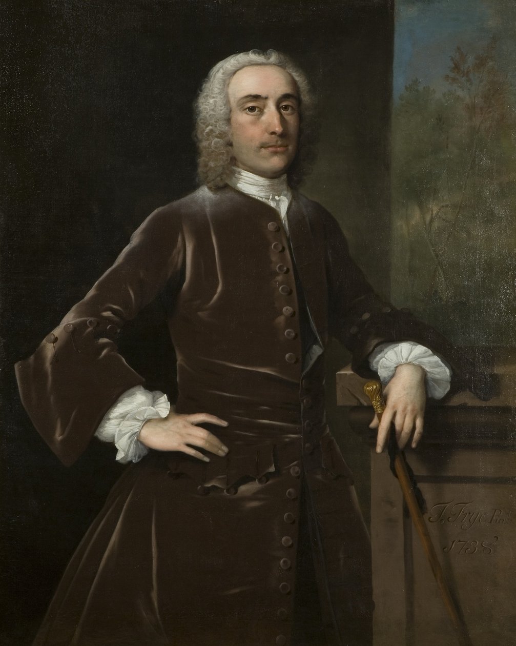 Portret mężczyzny autorstwa Thomas Frye