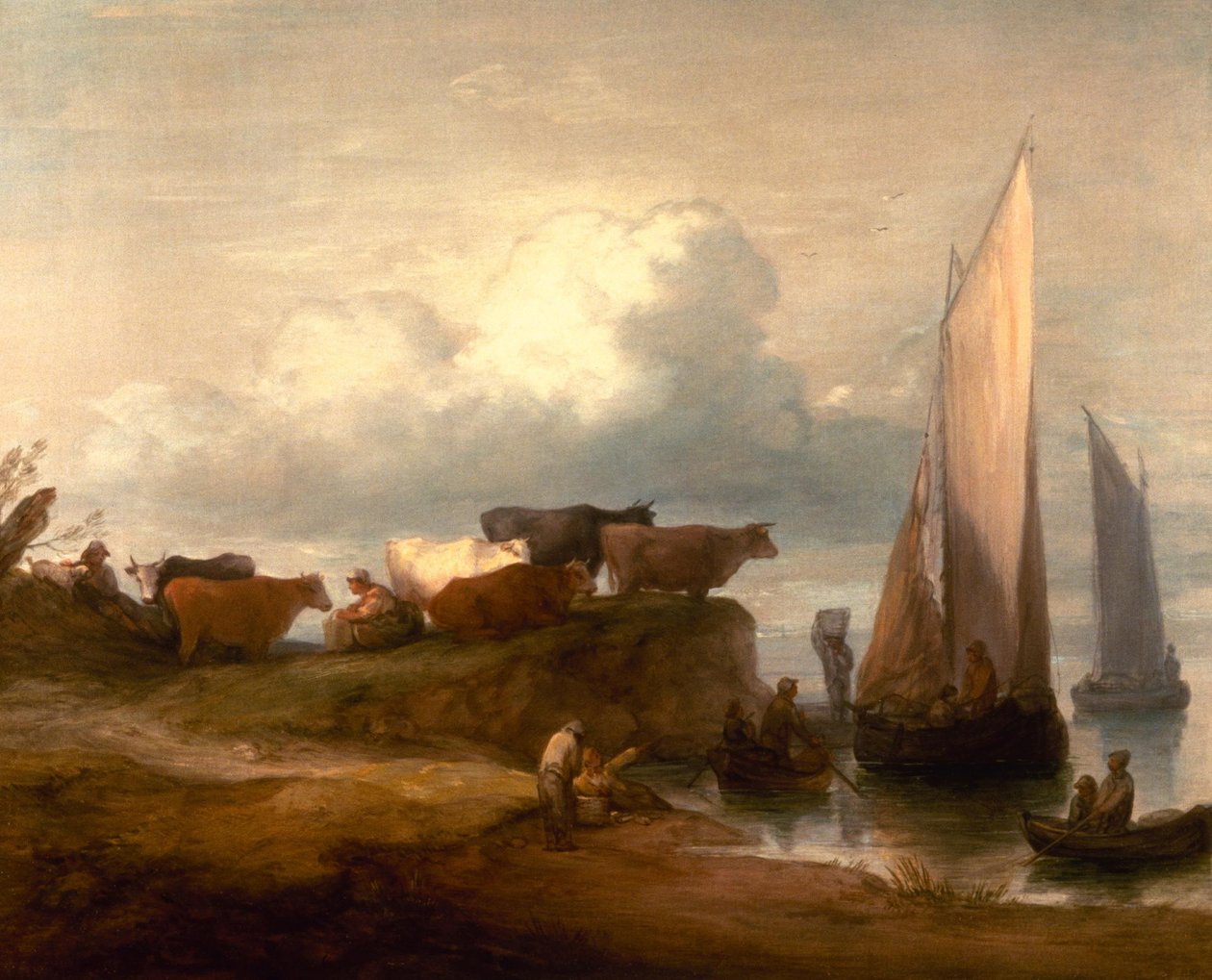 Krajobraz przybrzeżny autorstwa Thomas Gainsborough