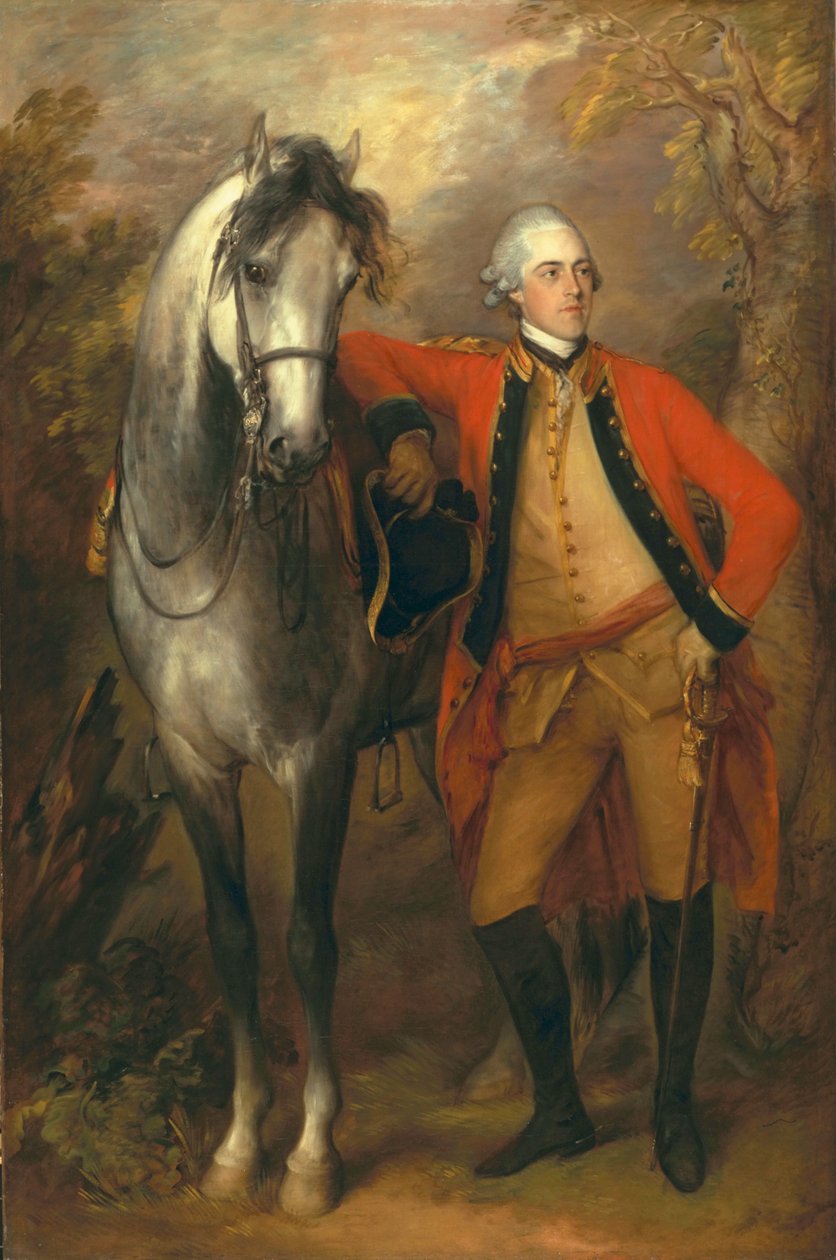 Edward, Viscout Ligonier, 1770 autorstwa Thomas Gainsborough