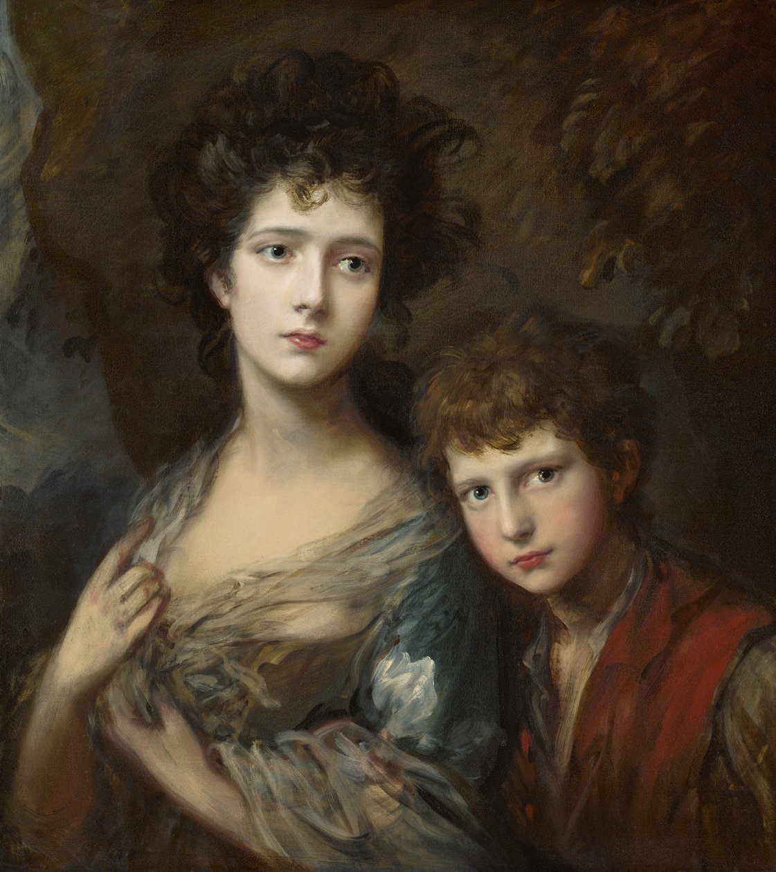 Elżbieta i Thomas Linley, c.1768 autorstwa Thomas Gainsborough