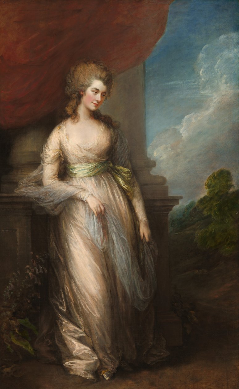 Georgiana, księżna Devonshire, 1783. autorstwa Thomas Gainsborough