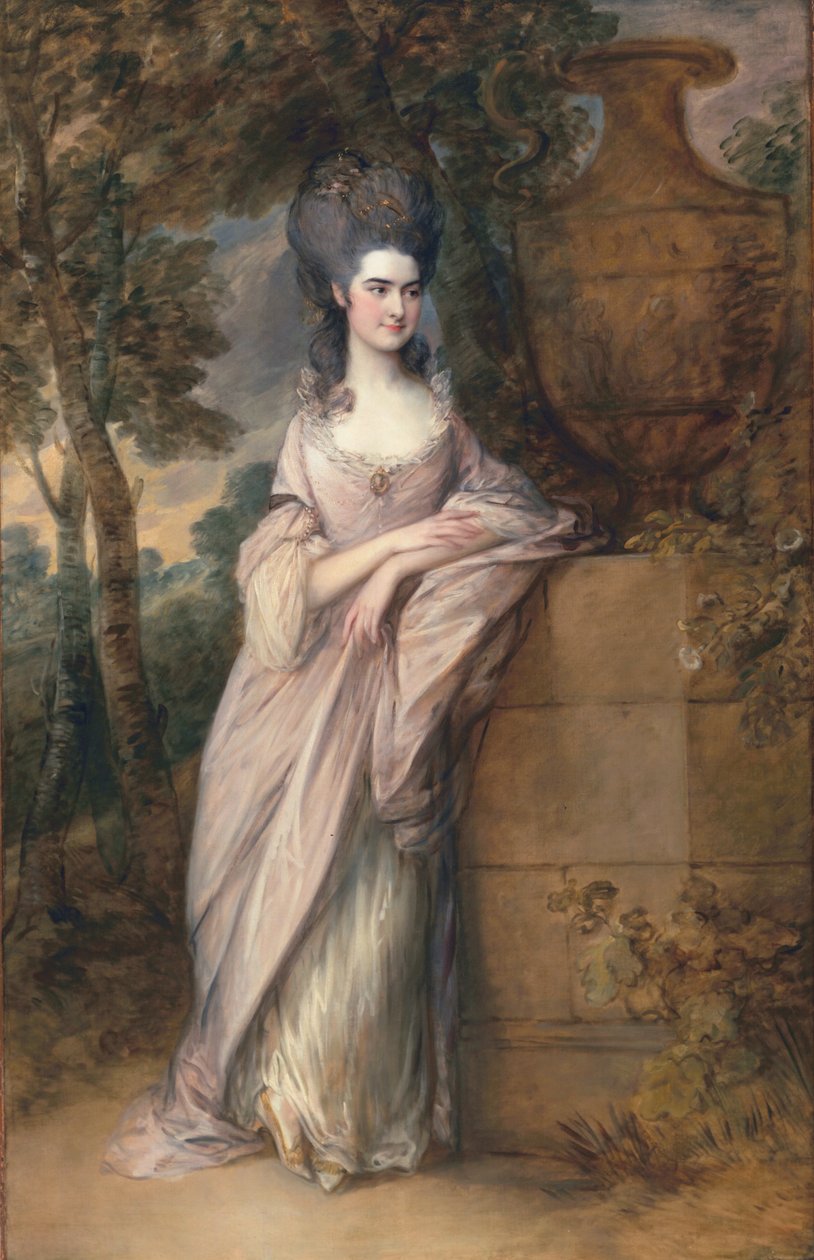 Henrietta Read, później Henrietta Meares, c.1777 autorstwa Thomas Gainsborough