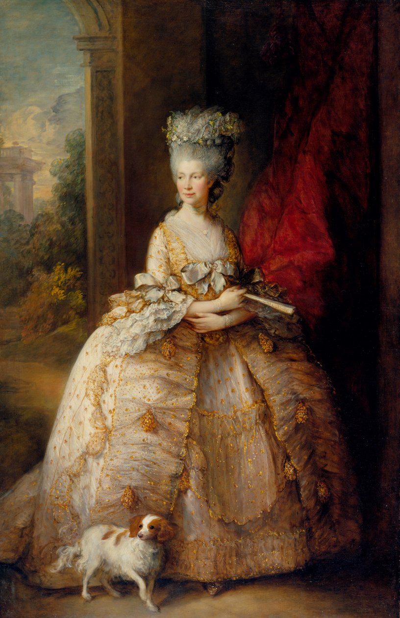 Królowa Charlotta (1744-1818) autorstwa Thomas Gainsborough