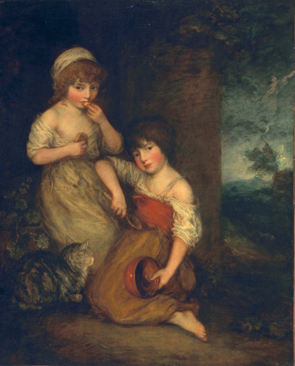 Młody Hobbinol i Ganderetta, ok. 1788 r. autorstwa Thomas Gainsborough