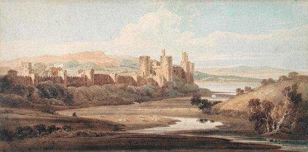 Zamek Conwy autorstwa Thomas Girtin