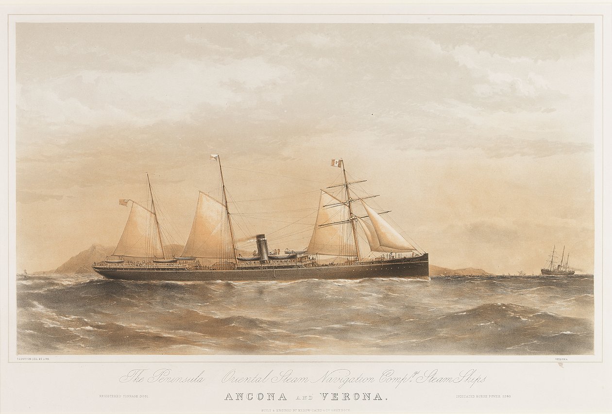 Ancona" i "Verona autorstwa Thomas Goldsworth Dutton