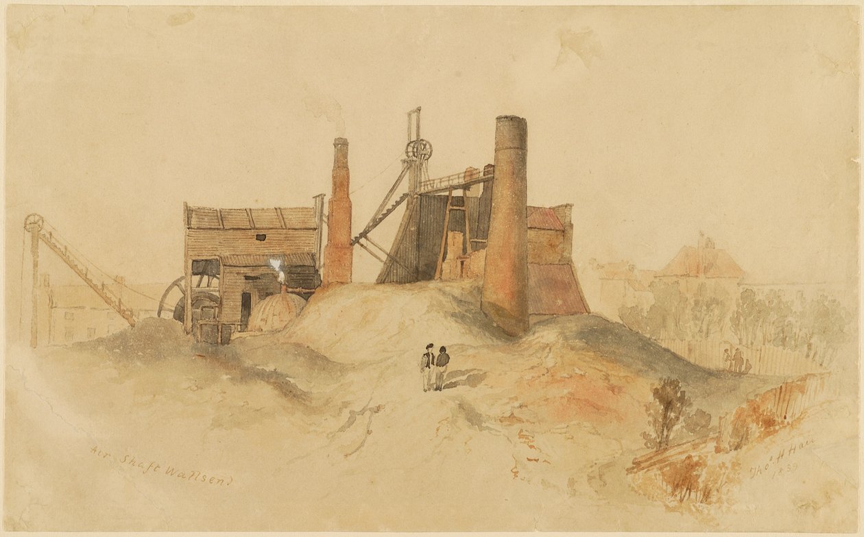 Szyb powietrzny, Wallsend autorstwa Thomas H. Hair