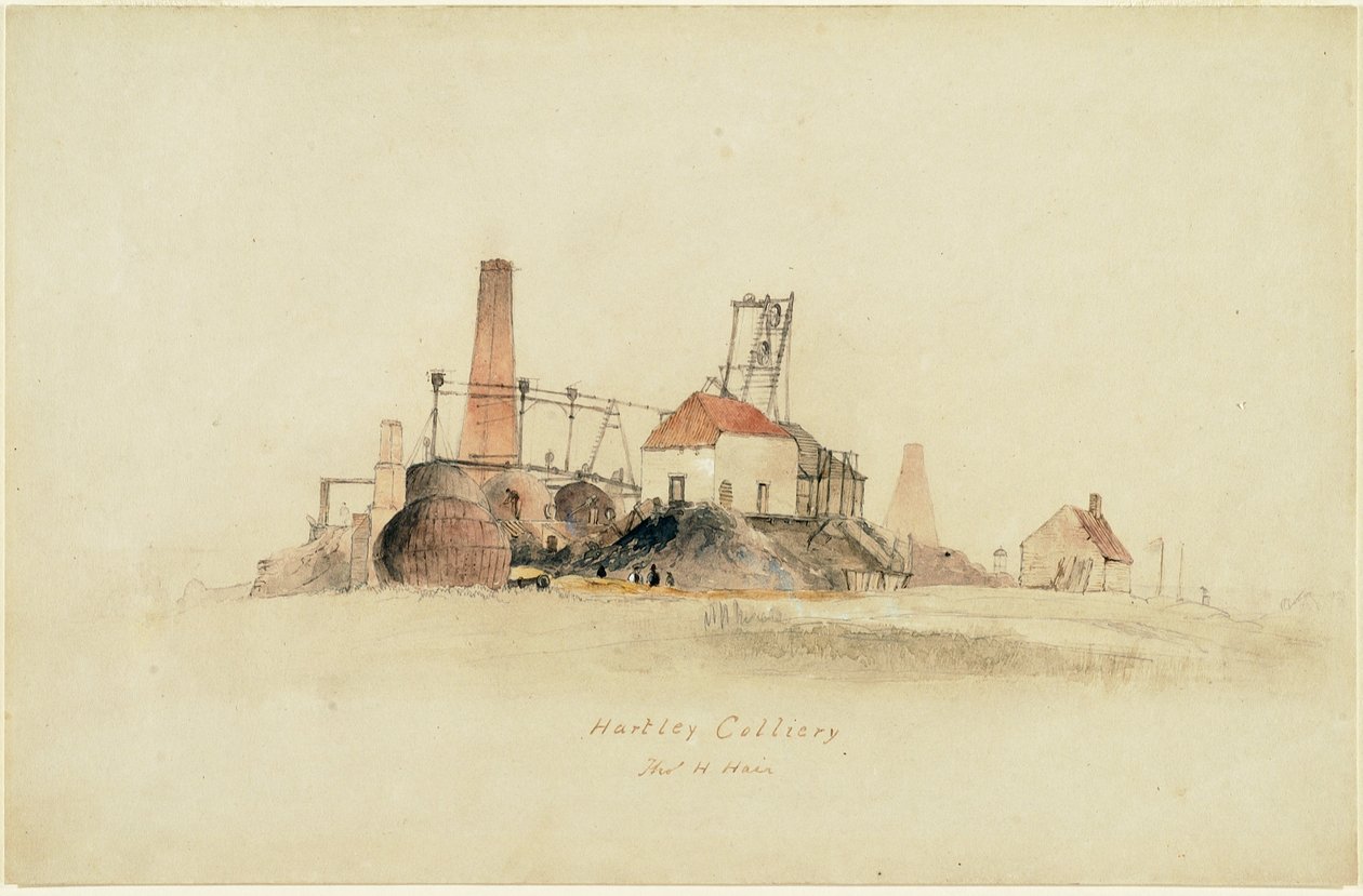 Kopalnia Hartley autorstwa Thomas H. Hair