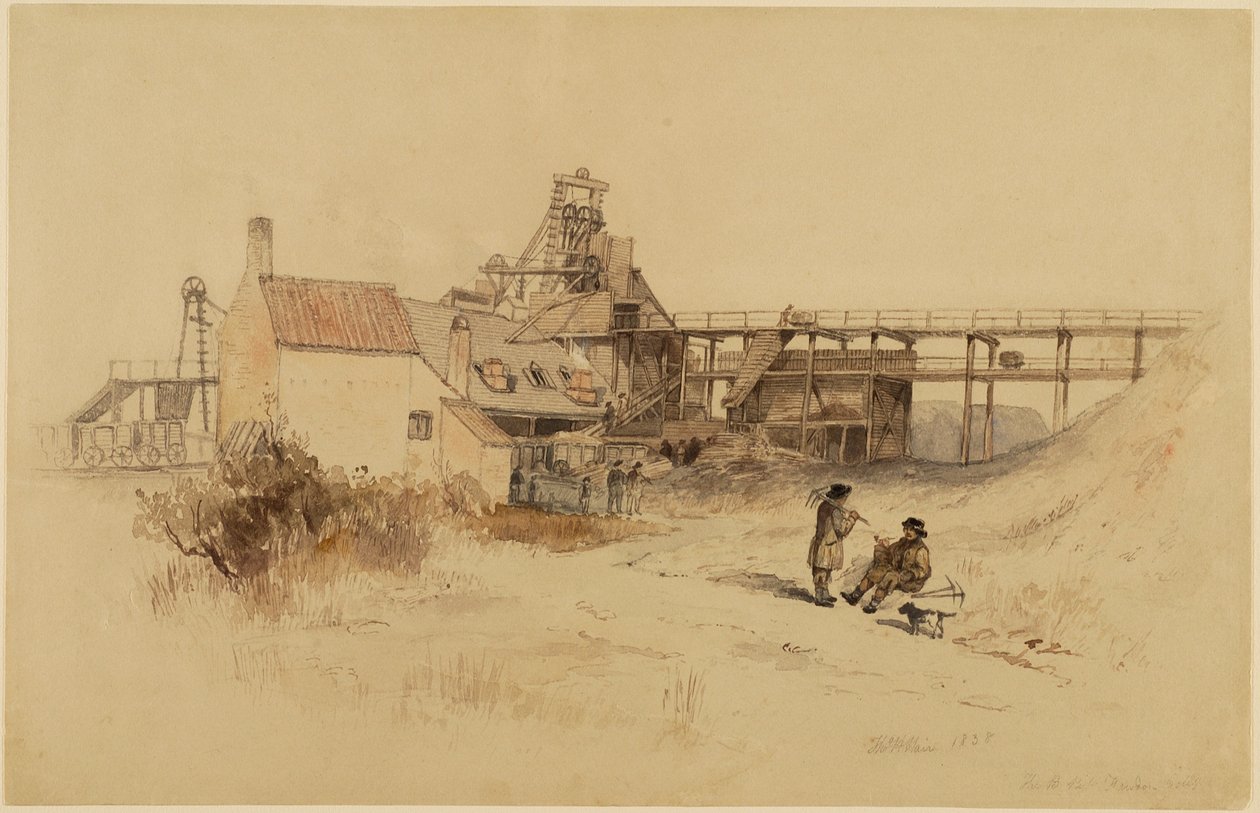 The B Pit, Fawden Colliery autorstwa Thomas H. Hair