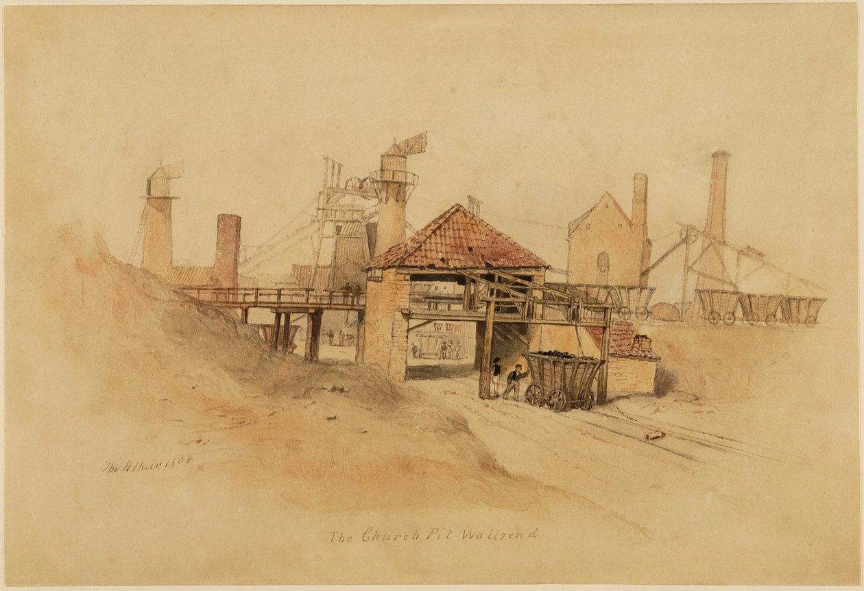 Kościół Pit, Wallsend autorstwa Thomas H. Hair
