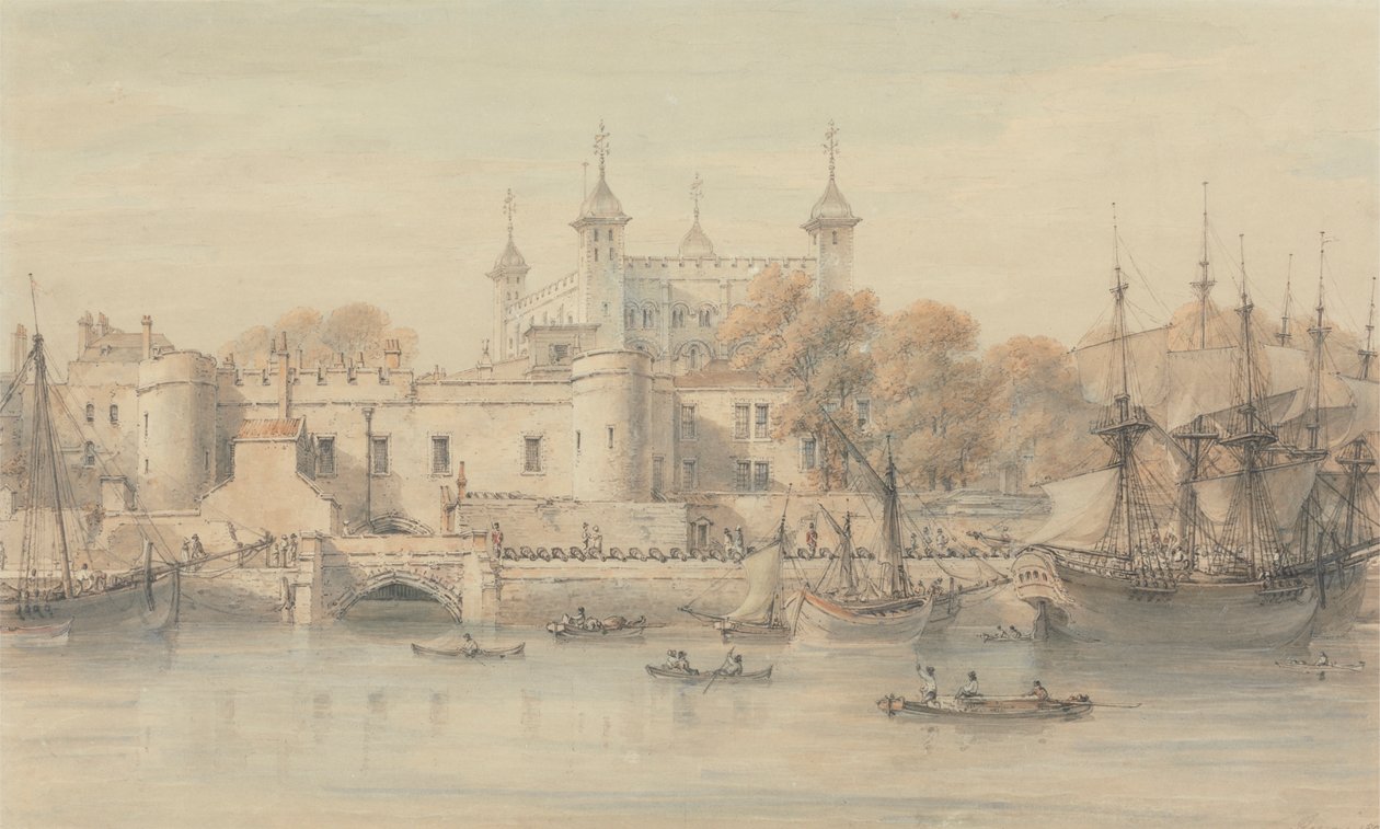 Tower of London autorstwa Thomas Hearne