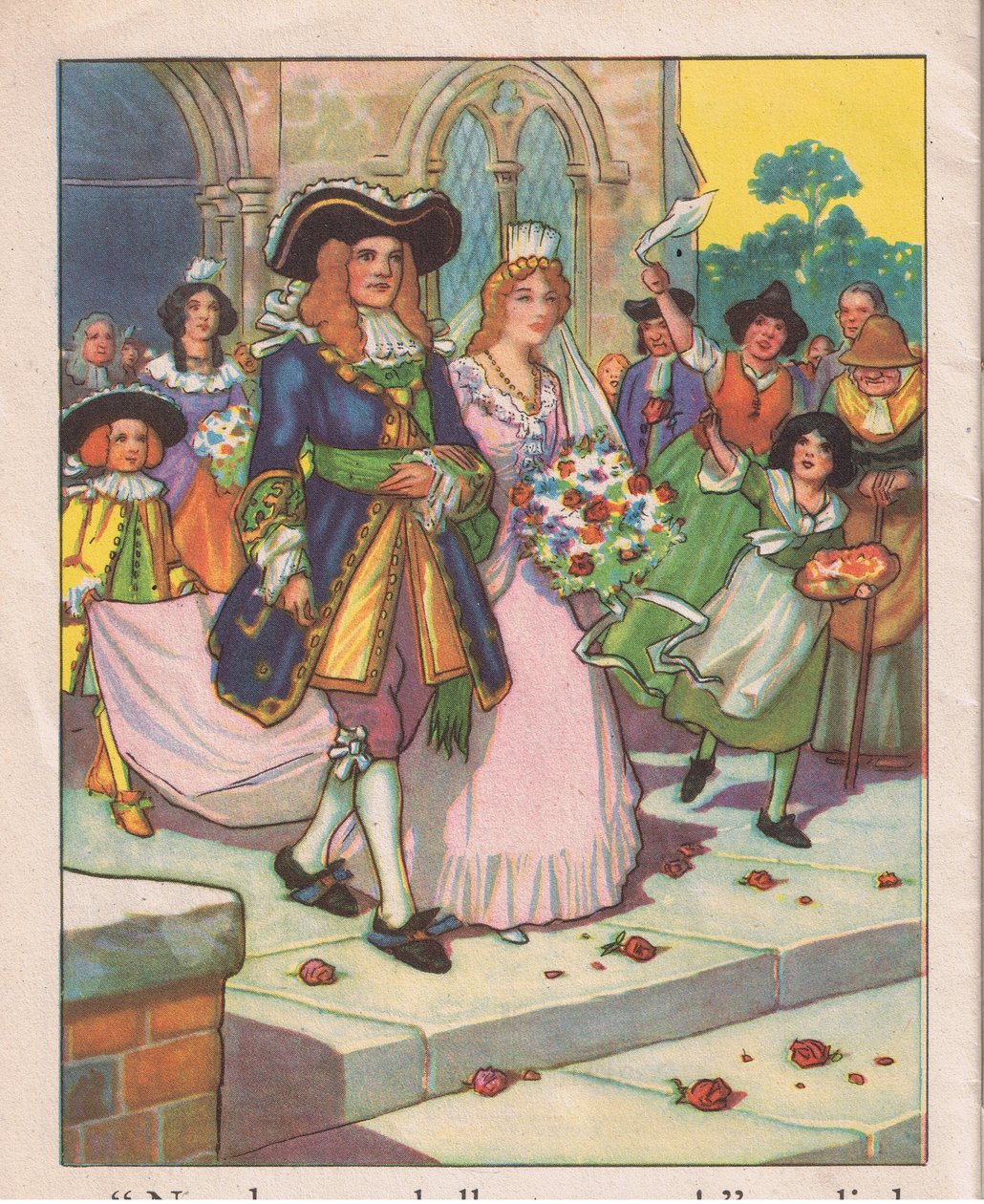 Ślub (litografia) autorstwa Thomas Heath Robinson