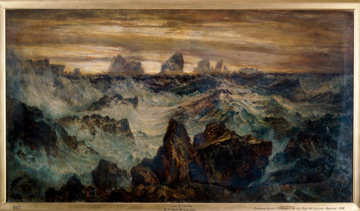 „Wyspy morza”, 1894 autorstwa Thomas Hope McLachlan