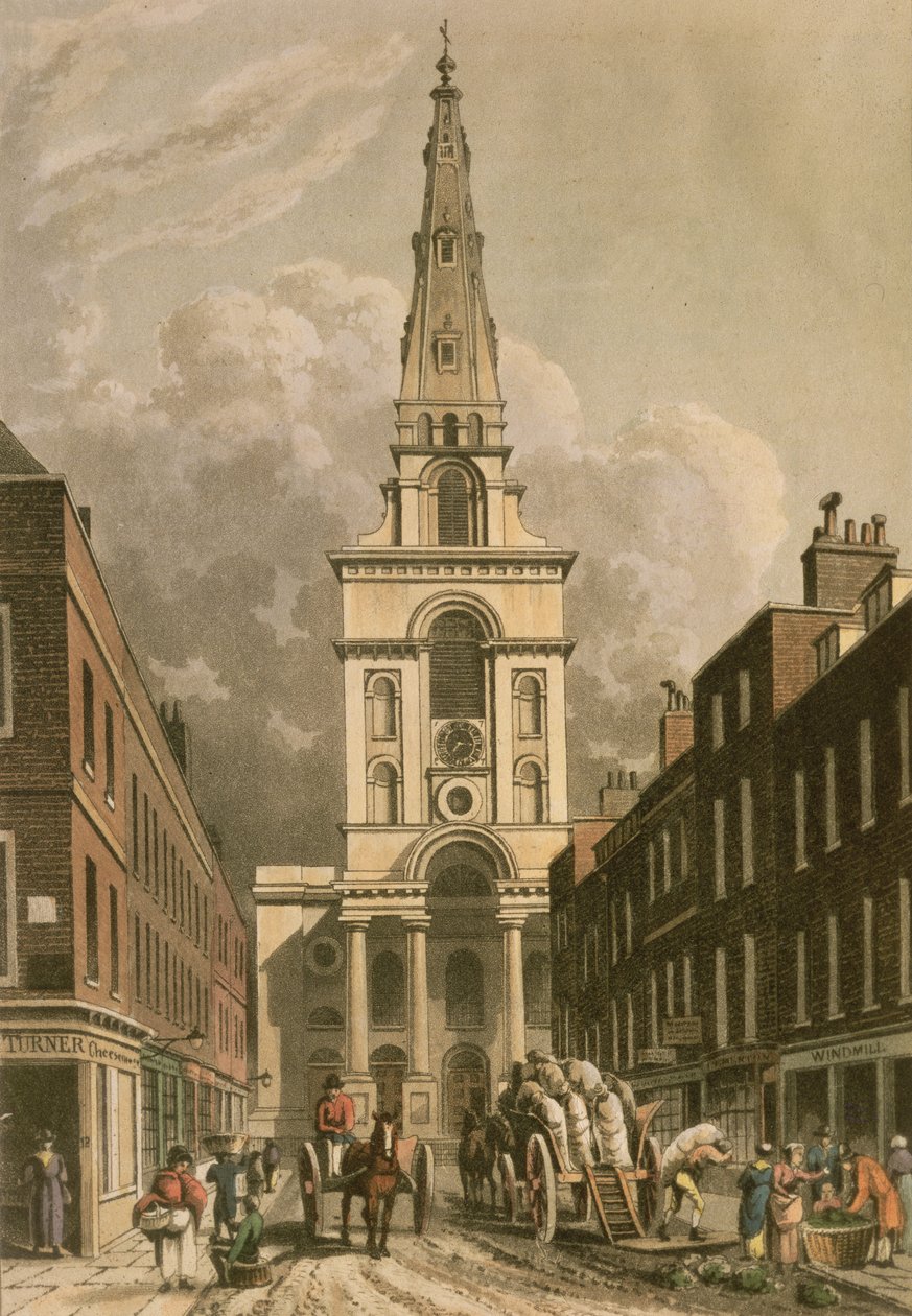 Christchurch, Spitalfields autorstwa Thomas Hosmer Shepherd