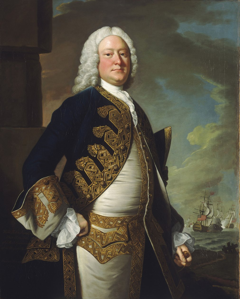 Admirał John Byng (1704-1757) autorstwa Thomas Hudson