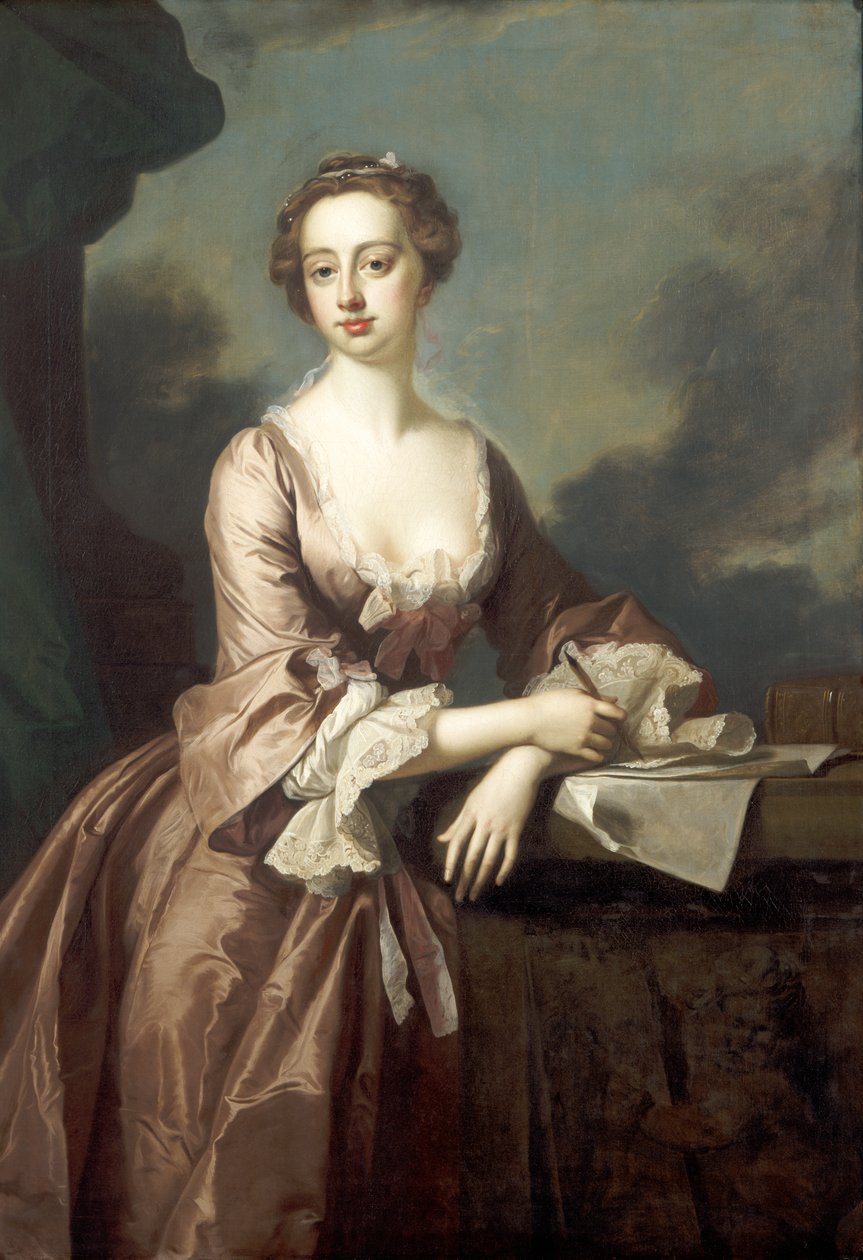 Mary Finch (olej na płótnie) autorstwa Thomas Hudson