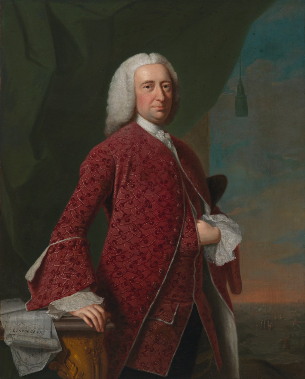 William Shirley, 1750. autorstwa Thomas Hudson