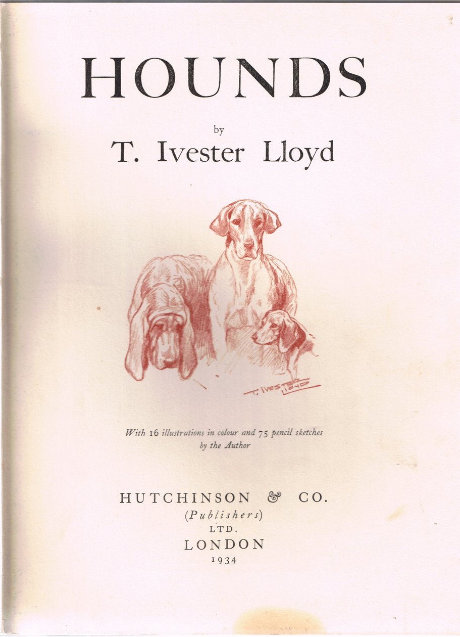 Frontispis z "Psów gończych autorstwa Thomas Ivester Lloyd