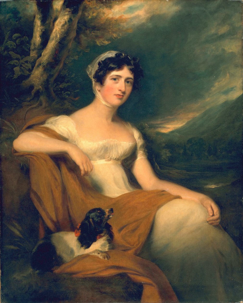 Honorowa Emma Cunliffe, później Emma Cunliffe-Offley, ok. 1809-30 autorstwa Thomas Lawrence