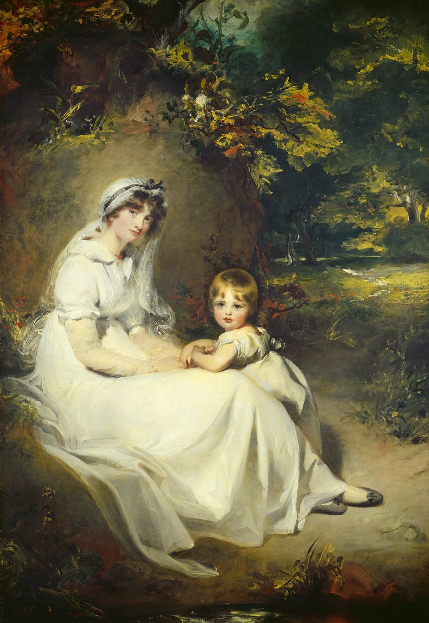 Lady Mary Templetown i jej syn, 1802 autorstwa Thomas Lawrence