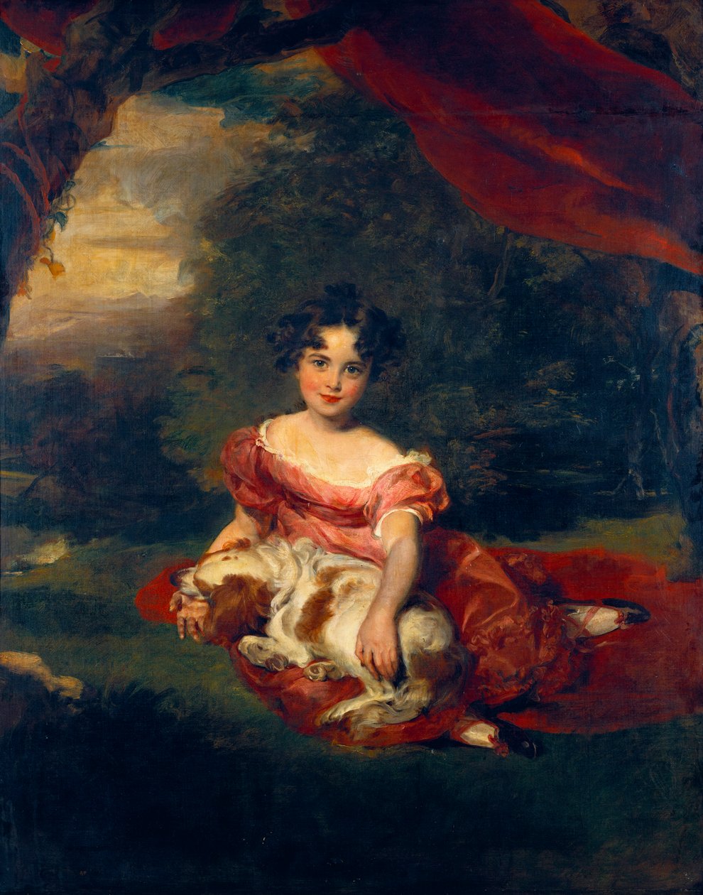 Portret panny Julii Beatrice Peel autorstwa Thomas Lawrence