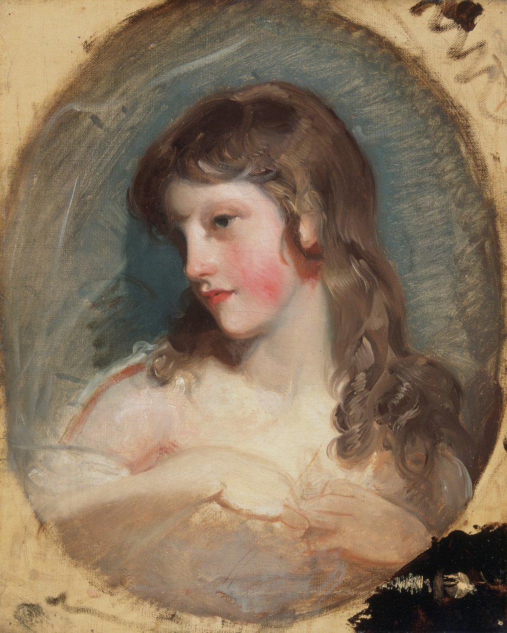 Studium dziewczynki, ok. 1800. autorstwa Thomas Lawrence