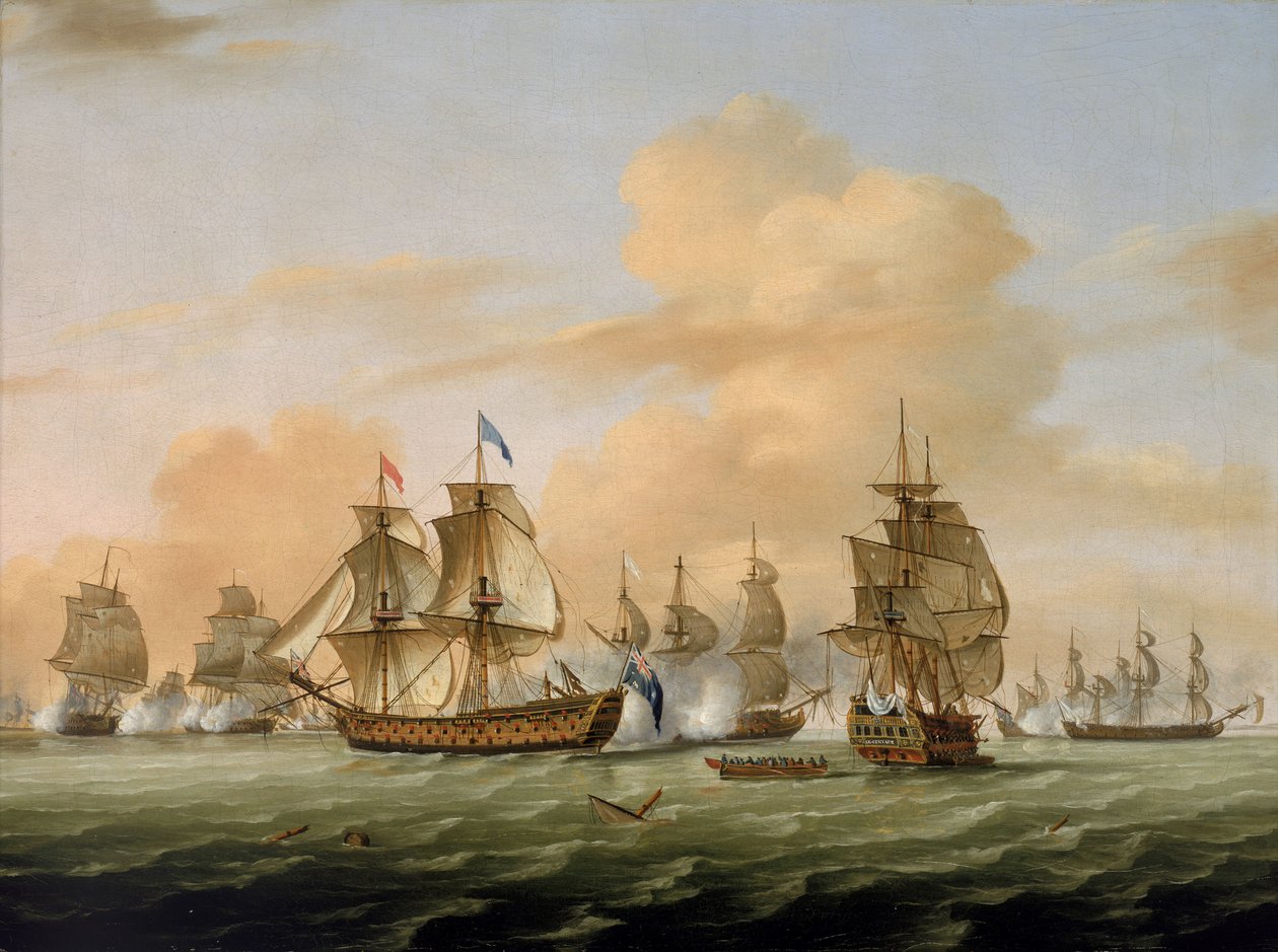 Bitwa o Lagos autorstwa Thomas Luny