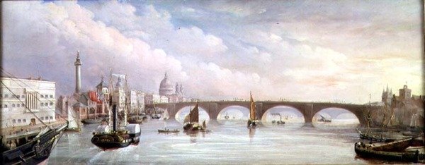 Podejście do Billingsgate (olej na płótnie) autorstwa Thomas Mann Baynes