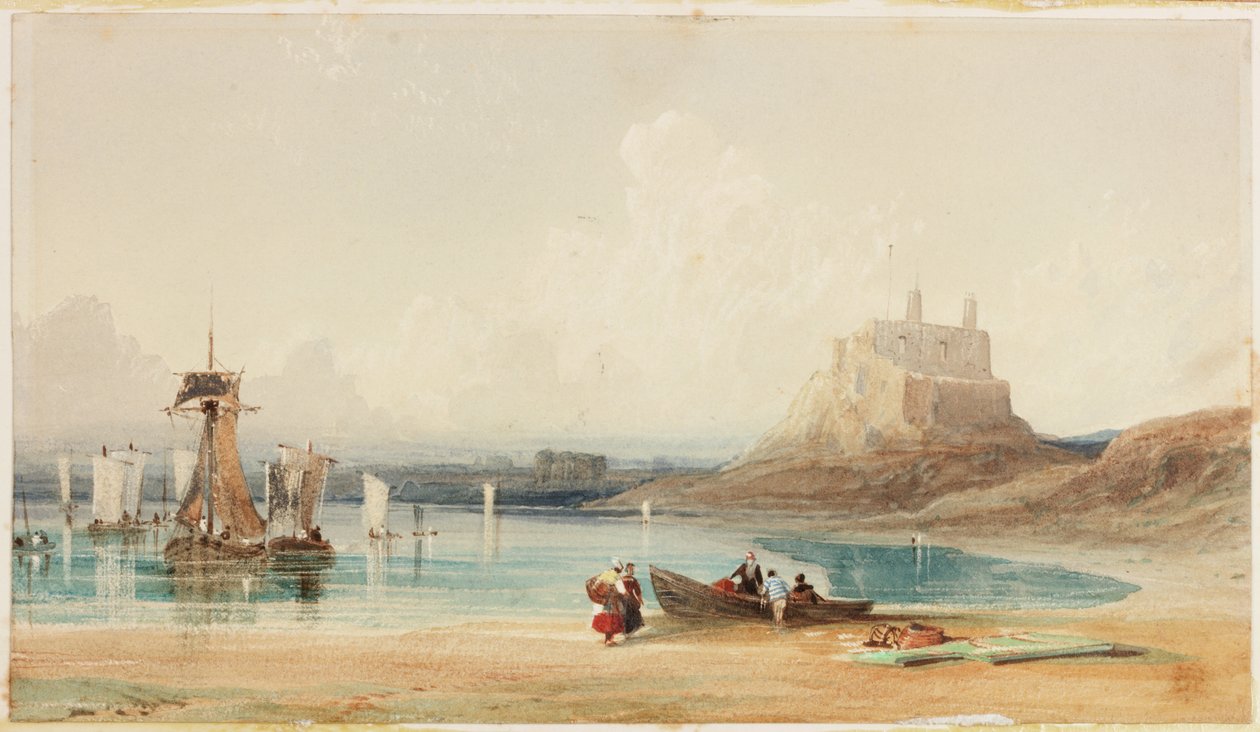 Święta Wyspa (akwarela na papierze) autorstwa Thomas Miles Richardson