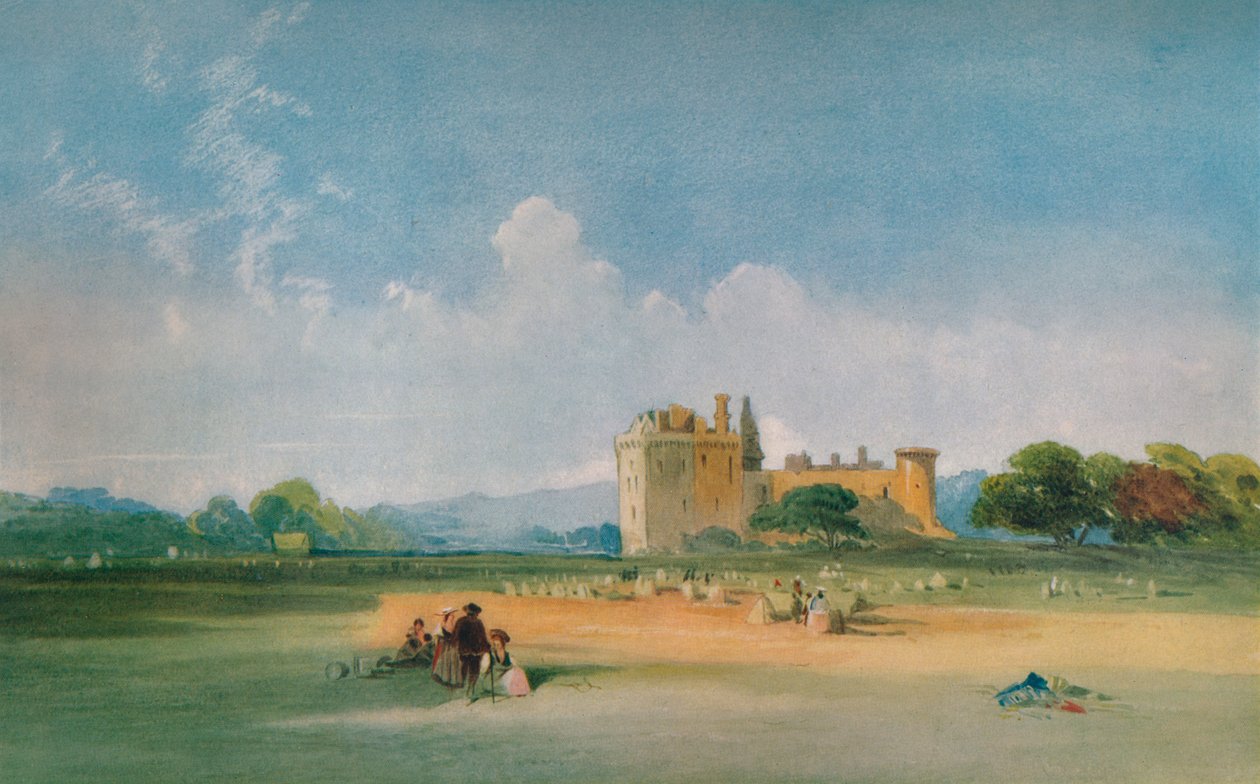 „Zamek Craigmillar”, ok. 1821 r. autorstwa Thomas Miles Richardson I