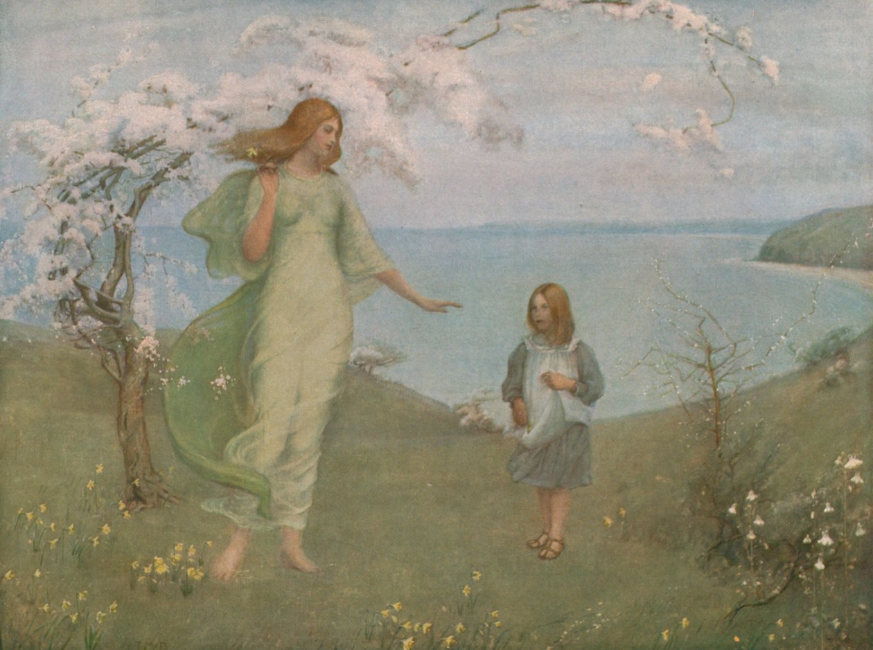 Wizja wiosny, 1901, c1930. autorstwa Thomas Millie Dow