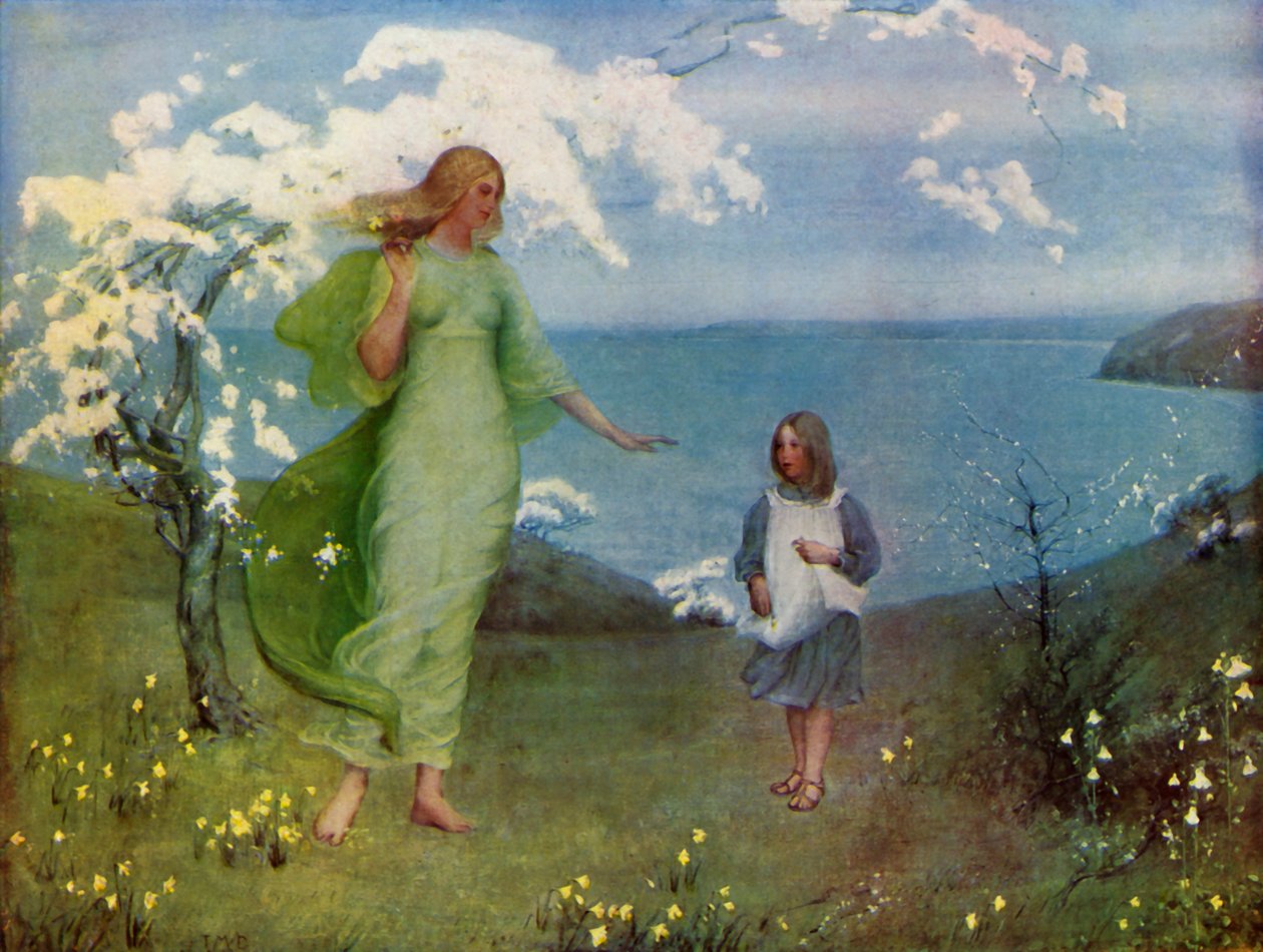 Wizja wiosny, 1902, 1936. autorstwa Thomas Millie Dow