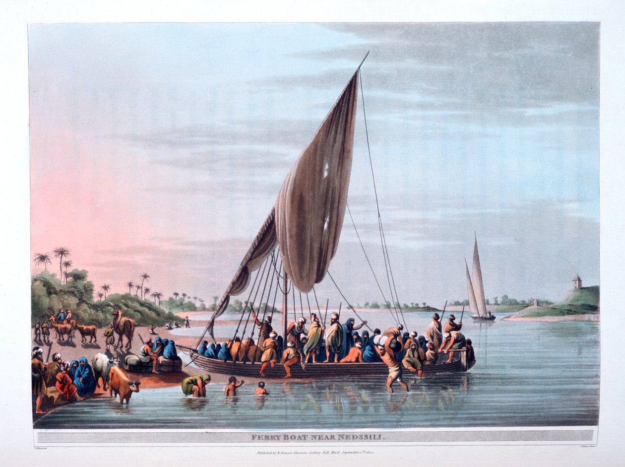 Prom w pobliżu Nedssili, 1801 autorstwa Thomas Milton