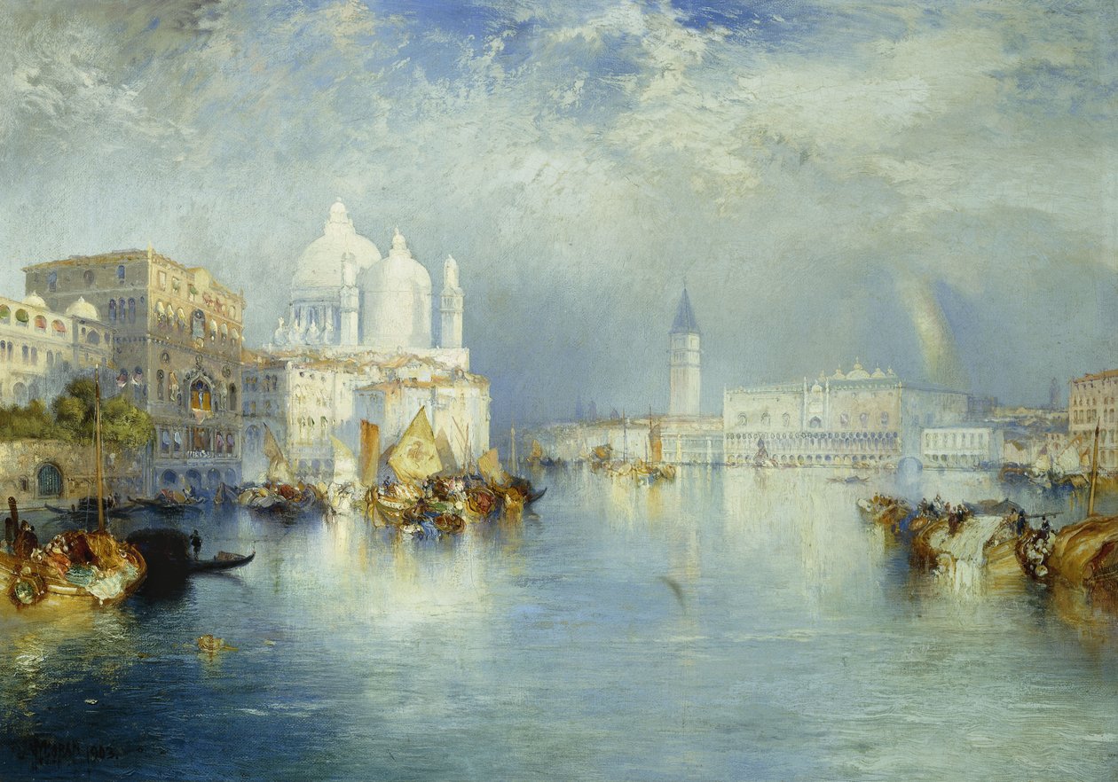 Canal Grande, Wenecja, 1903 autorstwa Thomas Moran
