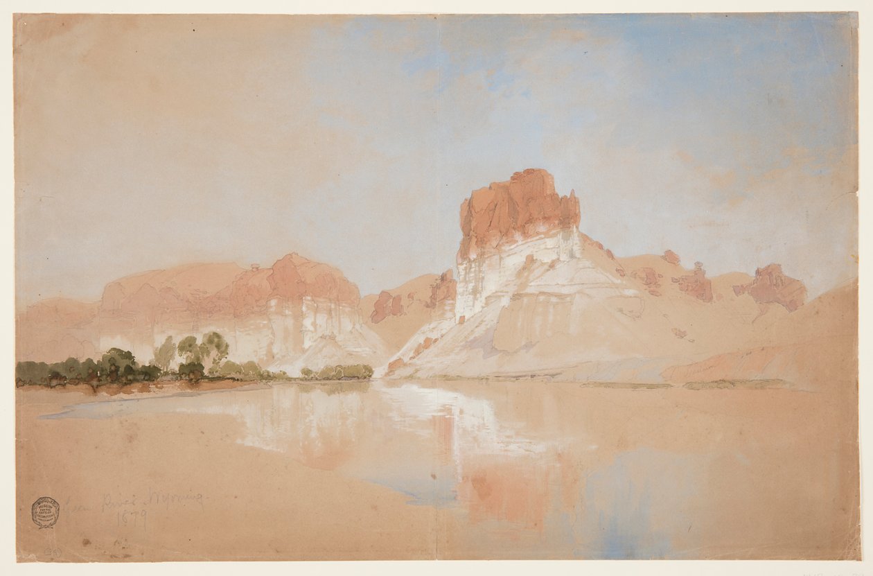 Green River, Terytorium Wyoming autorstwa Thomas Moran