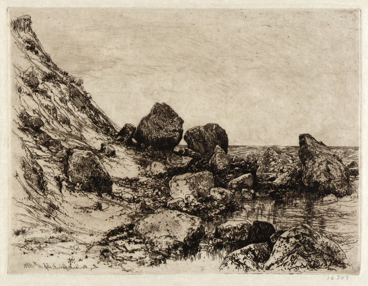 Montauk Point autorstwa Thomas Moran
