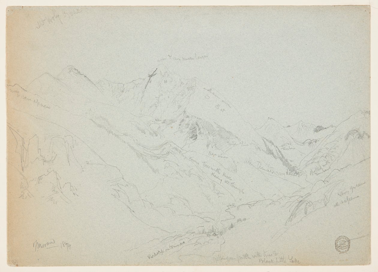 Góra Świętego Krzyża autorstwa Thomas Moran