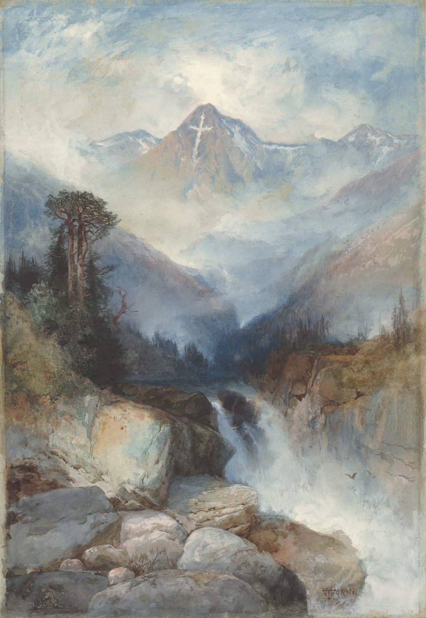 Góra Świętego Krzyża autorstwa Thomas Moran