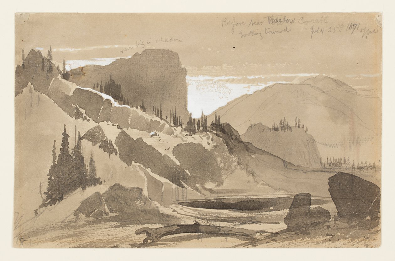 W pobliżu Meadow Creek, Utah autorstwa Thomas Moran