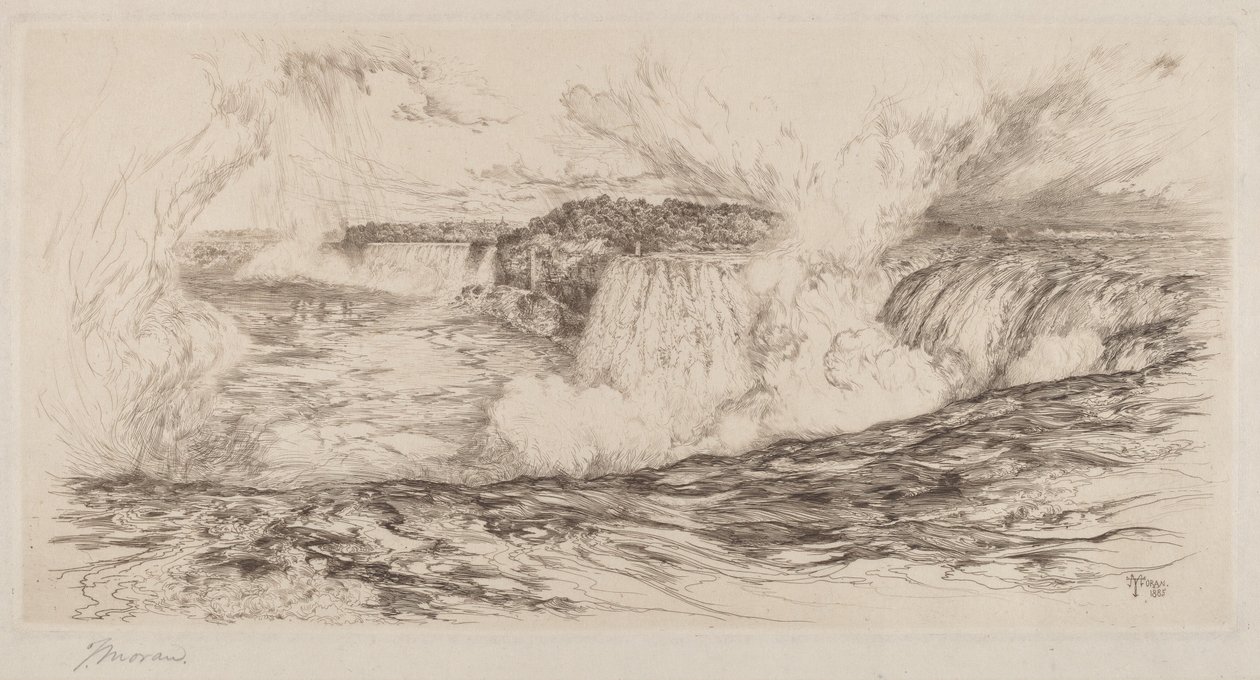Niagara — od strony kanadyjskiej autorstwa Thomas Moran