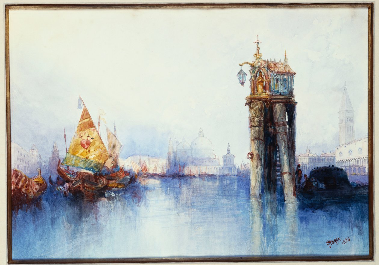 Nad Kanałem, 1896 autorstwa Thomas Moran