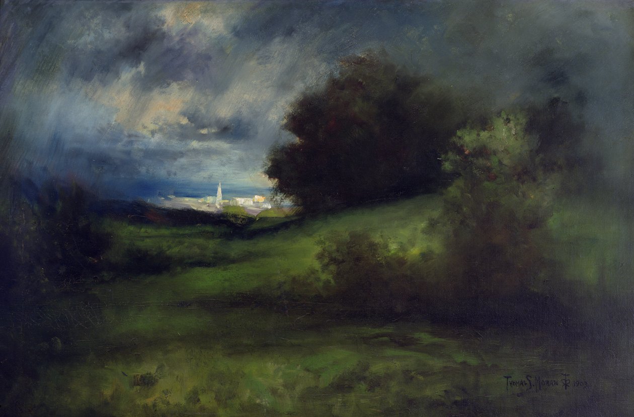 Letnia burza autorstwa Thomas Moran