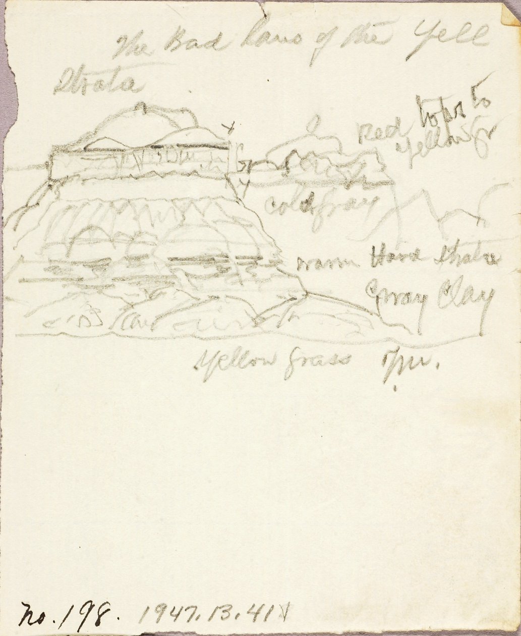 Złe ziemie Yellowstone autorstwa Thomas Moran