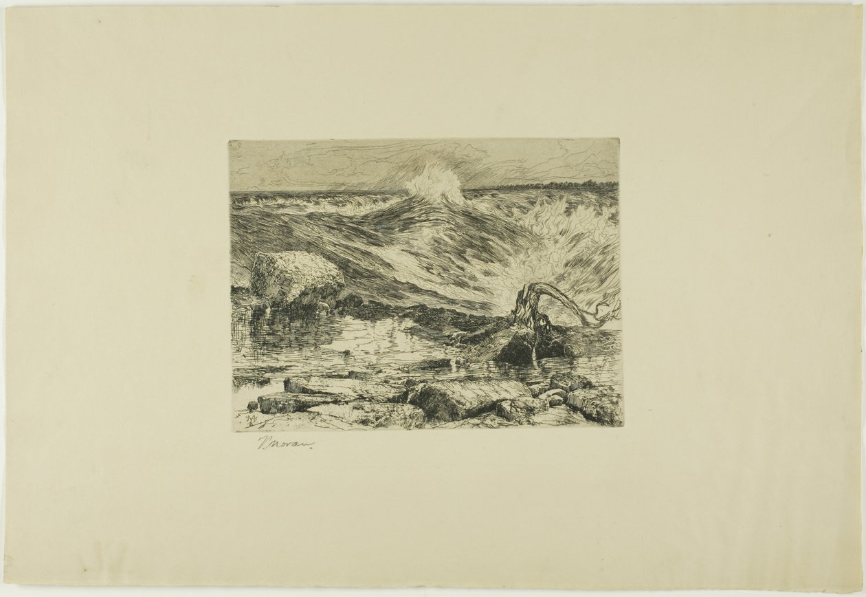 The Rapids Above Niagara autorstwa Thomas Moran