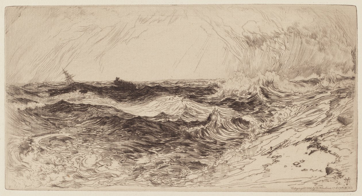Rozbrzmiewające morze autorstwa Thomas Moran