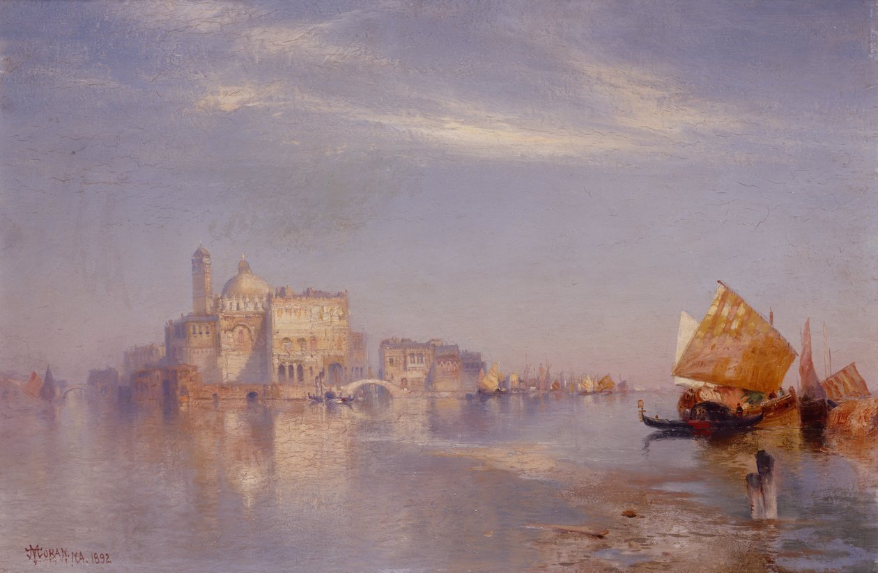Widok na Wenecję autorstwa Thomas Moran