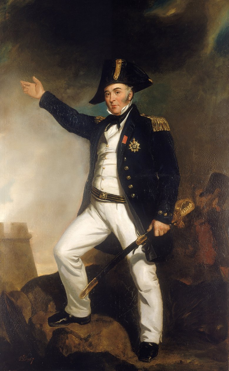 Admirał Sir Charles Napier (1786-1860) autorstwa Thomas Musgrave Joy