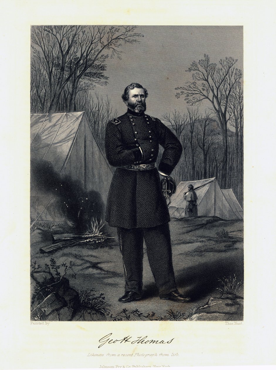 "Gen. George H. Thomas" (Unia) autorstwa Thomas Nast