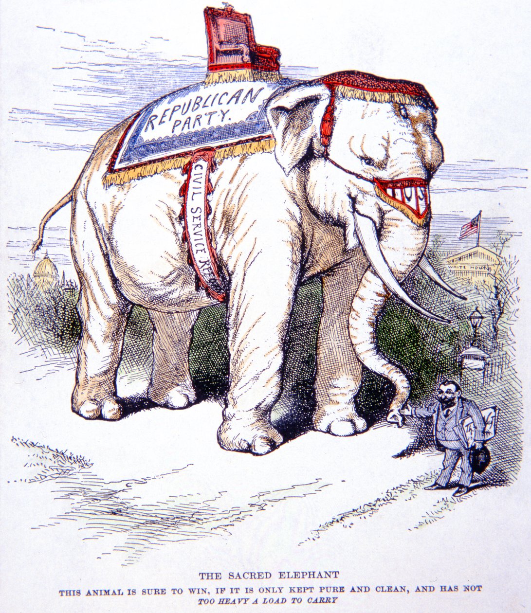 „Święty Słoń” autorstwa Thomas Nast